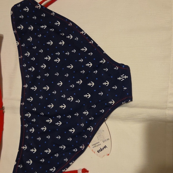 BINGO Navy Anchor Print Bikini Set - Picture 5 of 8